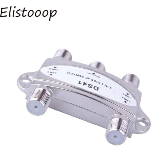 TV DiSEqC Switch LNB Switch 4x1 DiSEqC Switch Flat satellite antenna receiver For TV Satellite Receiver