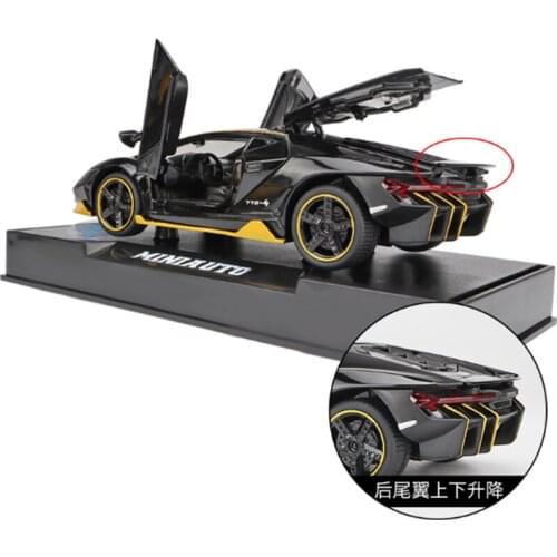 1: 32LP770 alloy sports car model die-cast toy car high simulation car model adult children toys gift collection family display