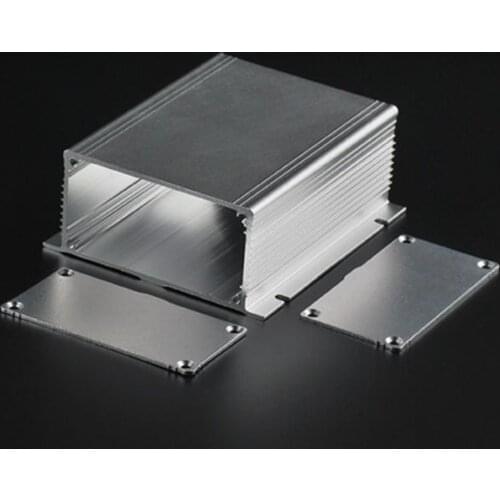 1pc Silver Extruded Aluminum Enclosure Electronic Power PCB Instrument Box Case 88x39x100mm