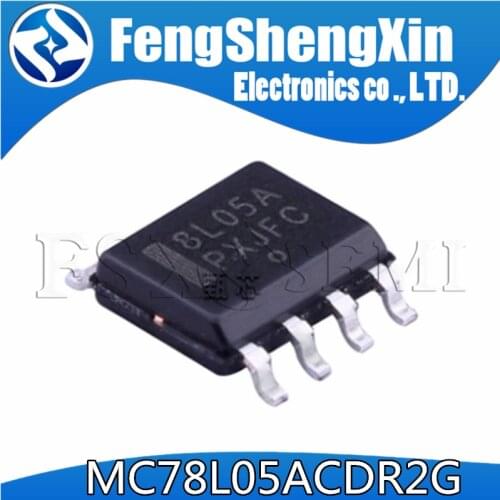 10pcs/lot New MC78L05ACDR2G 8L05A BL05A MC78L05ACD SOP-8 linear voltage regulator IC