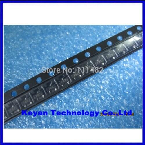 100pcs, 2N7002 Small Signal N-Channel MosFET SOT-23