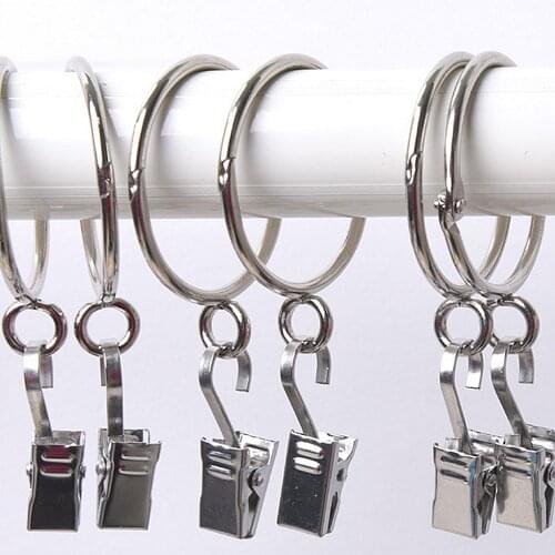 12pcs Rustproof Metal Curtain Drapery Eyelet Ring Inner Dia. 38mm/1.50" Ring