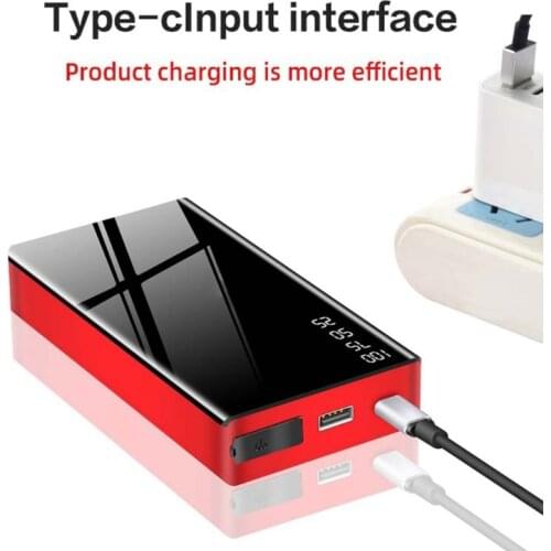 20000mAh 12V Portable Car Jump Starter Emergency Battery Booster Power Bank Waterproof