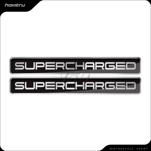 3D Motorcycle Supercharged Edition Sticker Car Motorbike Decal for BMW Honda Toyota