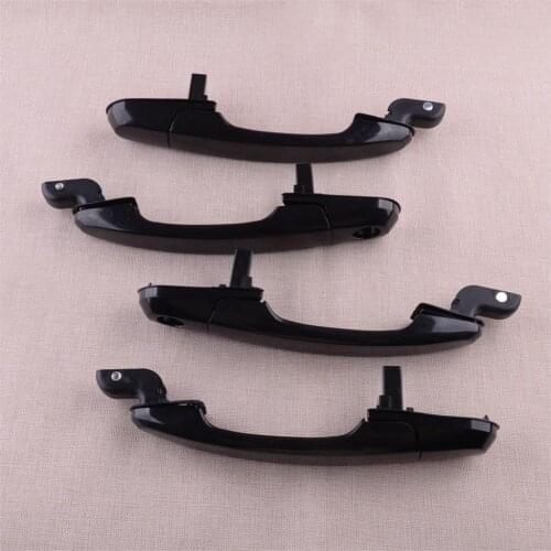 4pcs Exterior Outside Door Handle 82650-2E020 82660-2E020 83650-2E000 fit for Hyundai Tucson 2005 2006 2007 2008 2009