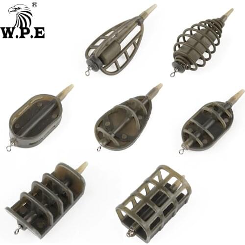 W.P.E Carp Fishing Accessories Method Feeder 40g-80g Rig Hair Europe Carp Fish Group Hook Rig Carp Fishing Feeder Tackle