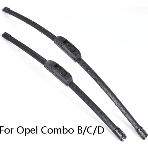 Car Windshield Wiper Blades For Opel Combo B / C / D from 1994 1995 1996 1997 1998 1999 2000 to 2016 Car Windscreen wiper Rubber