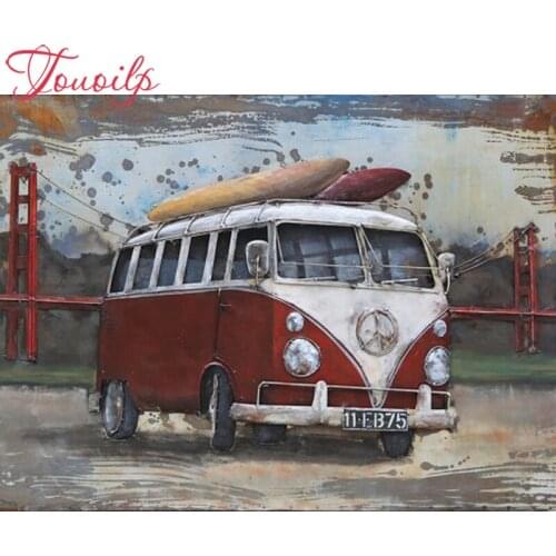 5d Diy Diamond Paintings Bus car Christ Birth wall painting Diamond Pattern Picture Needlework Religious Mosaic decor stickers