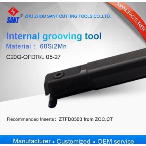 C20Q-QEDR05-27 Internal Grooving tool,Grooving Holder,CNC Cutting tools,Indexable Lathe Turning Tool holder