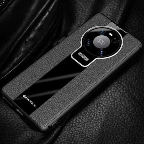 Mate 40 Luxury Carbon Fiber Silicone Phone Case For Huawei Mate 40 Pro Plus Non-slip Protection Cover Coque For Mate40 Pro