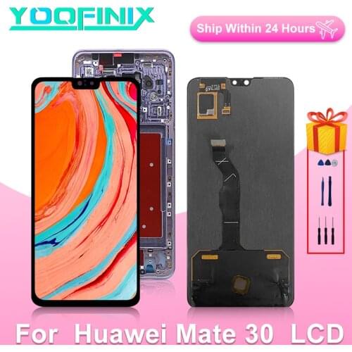 6.62" For Huawei Mate 30 Display LCD Touch Screen Digitizer For Mate 30 LCD TAS-L09 TAS-L29 TAS-AL00 Display Replacement Parts