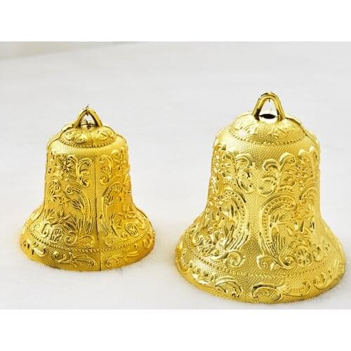 Diy christmas bell bell pendant christmas tree garland rattan decoration accessories christmas ornament