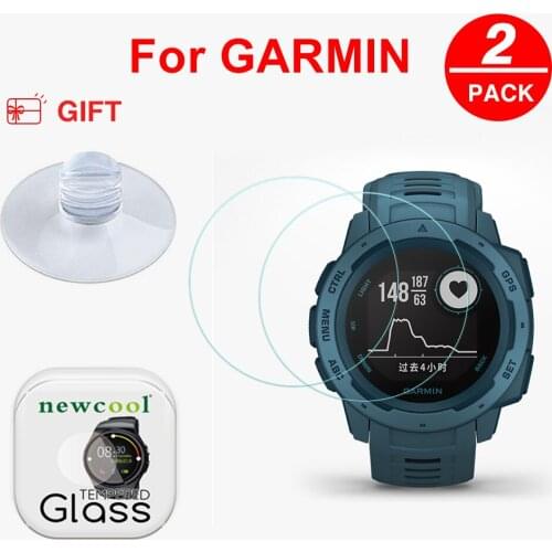 For Garmin Instinct Watch Screen Protector For Garmin Instinct Watch Tempered Glass Screen Protector 2.5D 9H Protective Film