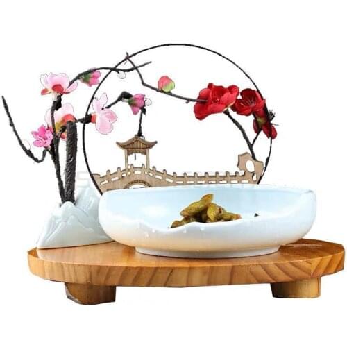 Home creative hot cold dish personalized wedding banquet bright file table special-shaped plate decorative tableware