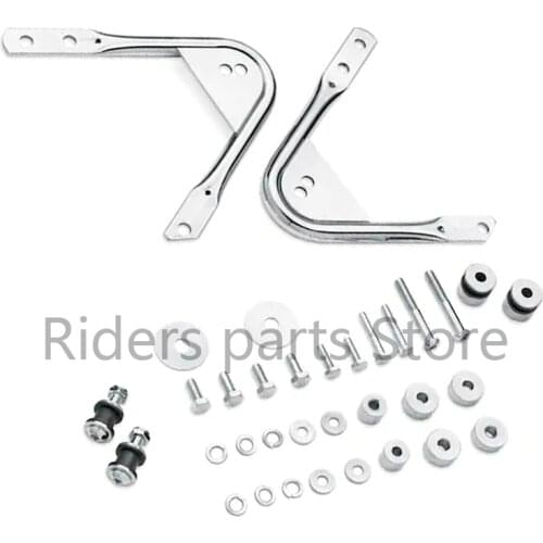 Motorcycle Two-Up Luggage Rack Tour-Pak Detachables Docking Hardware Kits For Harley models Touring 1997-2008