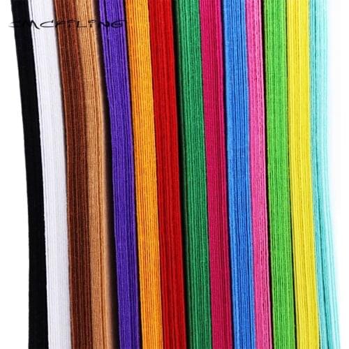 CMCYILING Felt Fabric 20*30cm Polyester Cloth 1 MM Thickness Felt Sheet For DIY Crafts Needlework Scrapbook 10 Pcs/lot