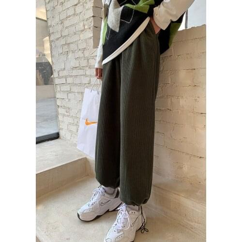 GEZOUR Women's Corduroy Trousers