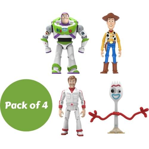 Toy Story- Action Figures Childrens Cartoon Character Model Toy, Buzz Lightyear Woody Forky Kids Toy