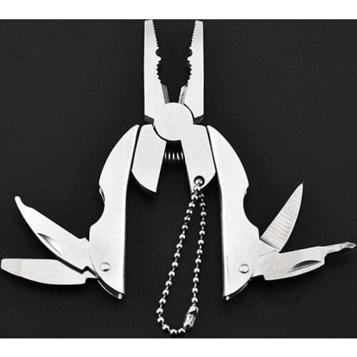 Multifunction Pliers Pocket Plier Outdoor Camping Travel Survival Folding Knife Combination Tool Stainless Steel Foldable Tool