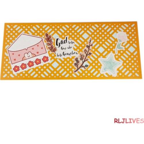 Plaid Slimline Metal Cutting Dies Stencils for DIY Scrapbooking Stamp/photo album Decorative Embossing DIY Paper Cards