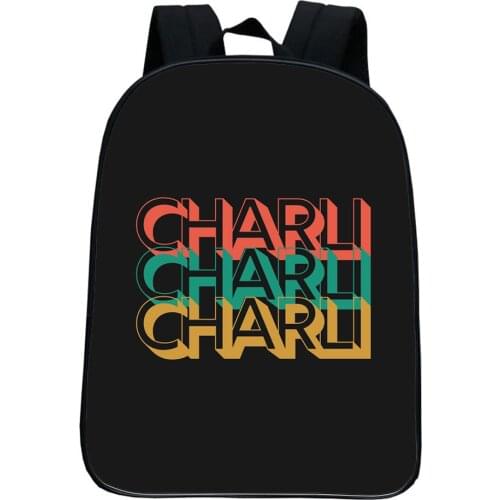 Charli Damelio Backpack Teenager Student Bookbag Boys Girls School Bag Children Bag Travel Bagpack Cartoon Casual Rucksack