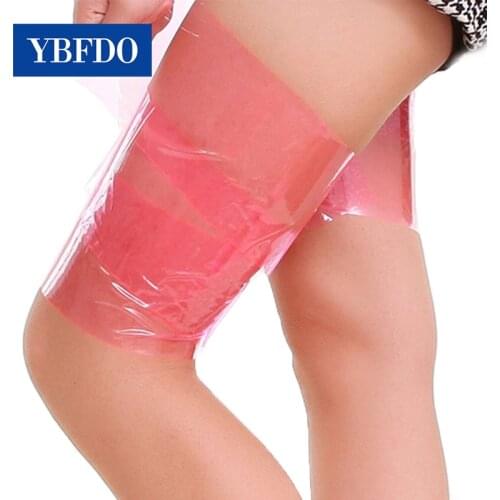 YBFDO Womens Sweat Sauna Plastic Thermo Thigh Control Elastic Slim Armbands Calf Control Shapers Set Sweat Sauna Fitness