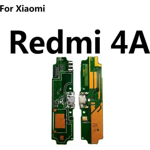For Xiaomi Redmi 4A New Micro USB Charge charging Dock Connect port Board with Microphone Repair Parts