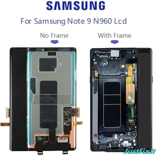 Original For Samsung Galaxy Note 9 Lcd Display Touch Screen Digitizer Assembly N960 N960F N960D N960DS lcd with Frame