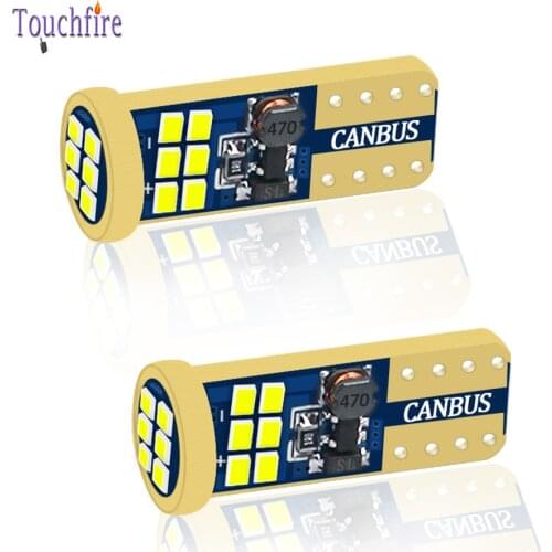 2PCS T10 194 W5W Car Bulb 18LED 2016SMD Auto Interior light Parking Dome Signal SideTail Lamp lamp trunk Light Tail Lamp White