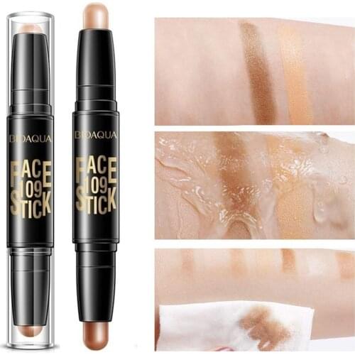 2 In 1 Concealer Pen Face Make Up Liquid Waterproof Contouring Highlight Goss Shadow Makeup Concealer Stick Pencil Cosmetics