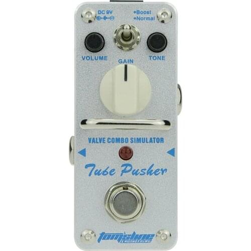 AROMA AVS-3 Valve Stack Simulator Guitar Effect Pedal Tube Distortion Tone of a Valve Combo Amplifier Guitar Pedal True Bypass