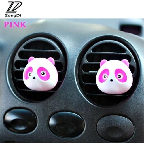 ZD 1Pc Car Outlet Perfume Panda outlet perfume for Opel astra h j Honda civic 2006-2011 Ford focus 2 Toyota corolla accessories