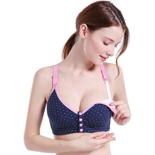 Nursing Bras Cotton Maternity Breastfeeding Bras For Pregnant Women Allaitement Soutien Gorge Pregnancy Underwear Wire Free