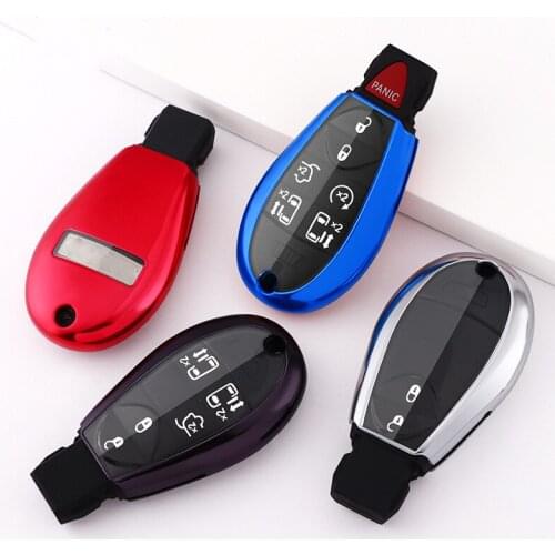 TPU Car Remote Key Cover Key case for Jeep for Chrysler Fobik for Dodge Ram Keyless