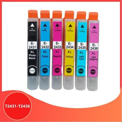 Ink cartridge For Epson T24 T2431 T2432 T2433 T2434 T2435 T2436 for Epson XP-55 XP-760 XP-850 XP-860 XP-950 XP-750 printer