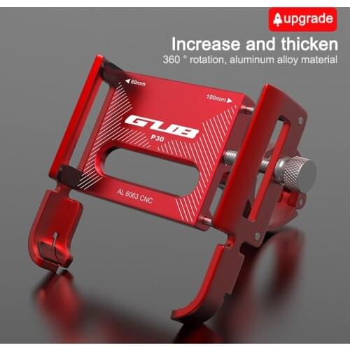 GUB P30 MTB Bike Phone Holder 360 Rotating Stand for Bicycle Motorcycle Handlebar Mount Phone stand Holder For Xiaomi iPhone