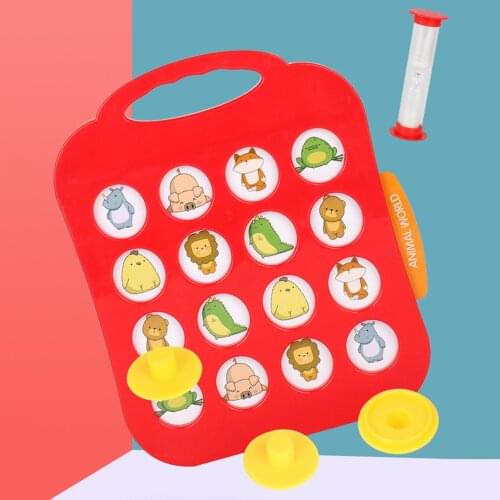 Children Educational Toy Memory Training Flip Chess Parent-child Board Game