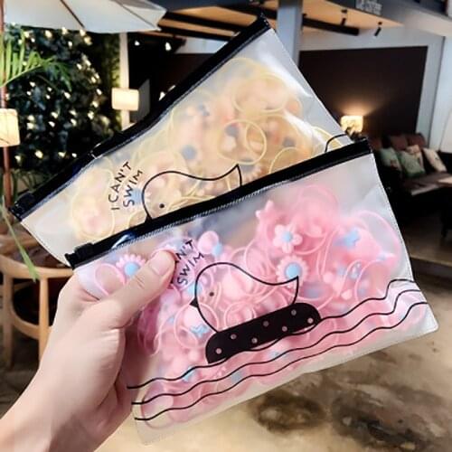 20pcs Childrens hair accessories, flowers, hair tie, rubber band headdress, princess baby hair ring bag