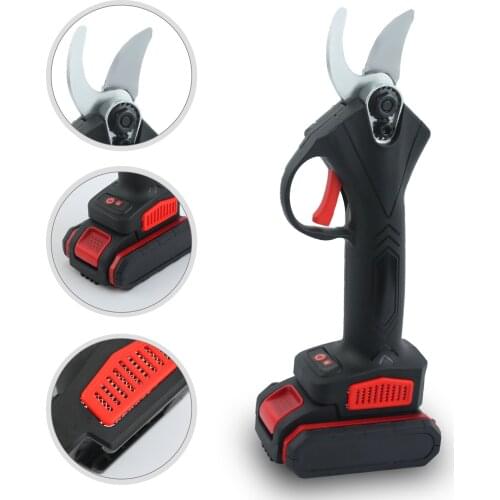 Electric Pruning Shears Rechargeable Battery Fruit Tree Shears Professional Cordless Pruner Gardening Electric Scissors Branches