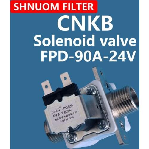 Cnkb Water Inlet Solenoid Valve Water Boiler Valve External Thread 1/2" Fpd-90A-24V Water Heater Interface 20mm Inlet Valve