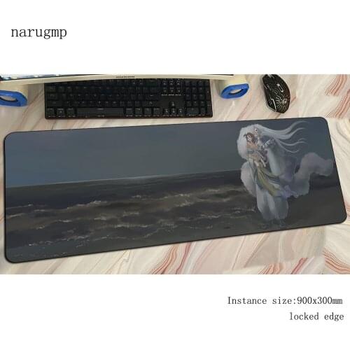 Inuyasha mouse pad 900x300x4mm mousepads New arrival best gaming mousepad gamer locked edge personalized mouse pads keyboard pad