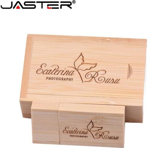 Jaster universal USB2.0 wooden push-pull box block w011 USB drive love USB flash drive small gift 16GB 32GB