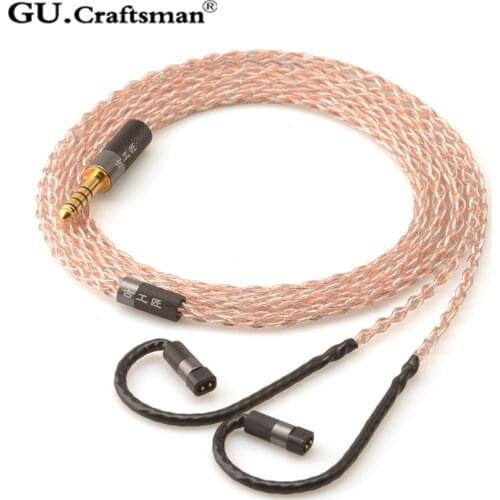 GUCraftsman 5n OFC copper QDC Anole V3 V6 VX Fusion GEMINI studio UE 18Pro UE11 Pro 6pro ueRM UE 5pro Headphone upgrade cable