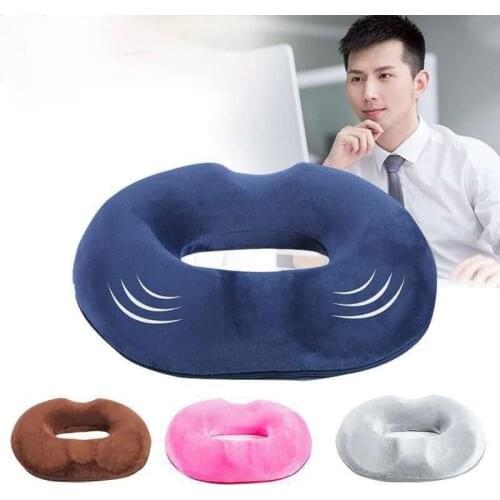 Men Anti Hemorrhoid Massage Chair Seat Cushion Hip Push Up Yoga Orthopedic Comfort Foam Tailbone Pillow Car Office Seat Cushion