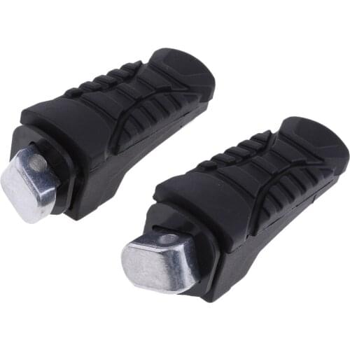 Motorcycle Motorbike Rear Passanger Footrest Footpegs For BMW R1200GS LC (Black)