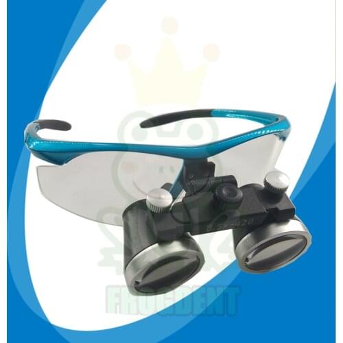 Adjustable Magnification 2.5X 3.5X Magnifying Glasses LED Headlight Dental Surgical Loupes ENT/Binocular Eye Loupes Magnifier