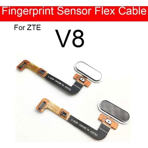 Fingerprint Home Button Flex Cable For ZTE Blade V8 BV0800 Home Return Key Menu Button Flex Ribbon Replacement Repair Parts