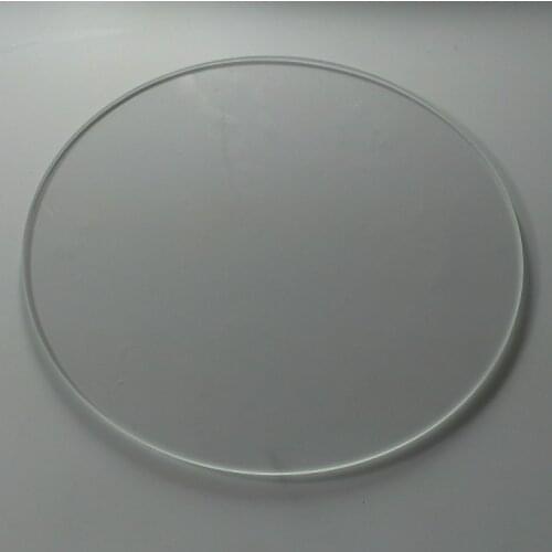 Print Table Glass Plate for Rostock Delta Kossel mini Borosilicate Glass Plate for 3d printer gloss bottom ROUND 170 mm