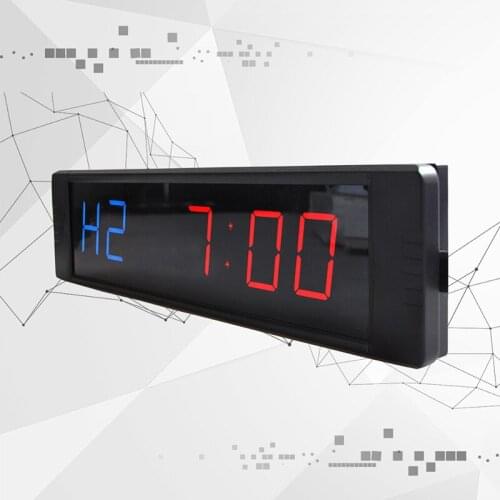 [Ganxin]1'' 6 Digits Interval Timer Programmable Led Countdown / Up Stopwath For Home Gym