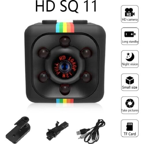 Vip link for dropshipping Sq11 Mini Camera Sensor Night Vision Micro Camera Video Ultra Small Camera HD 1080P